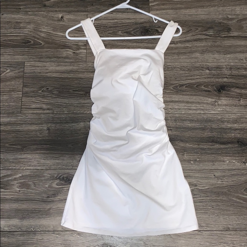 white dress